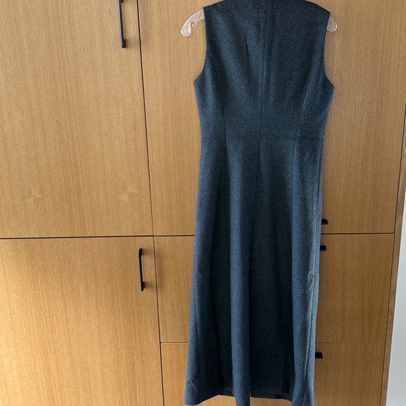 TUCKERNUCK Gray Wool Rhoda Midi Dress Womens Size 2 Small NWT - Picture 8 of 9